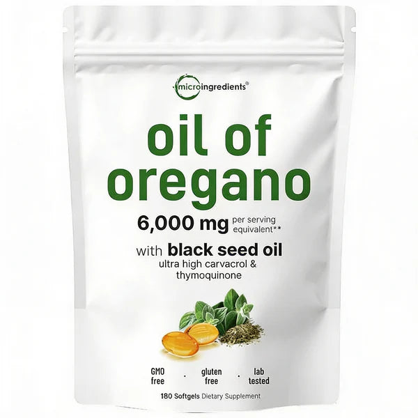 Cápsulas de Aceite de Orégano (Pack de 180 Cápsulas)
